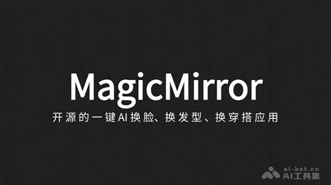 免費鏡子|MagicMirror 免費開源的 AI 照片換臉程式，支援 Windows。